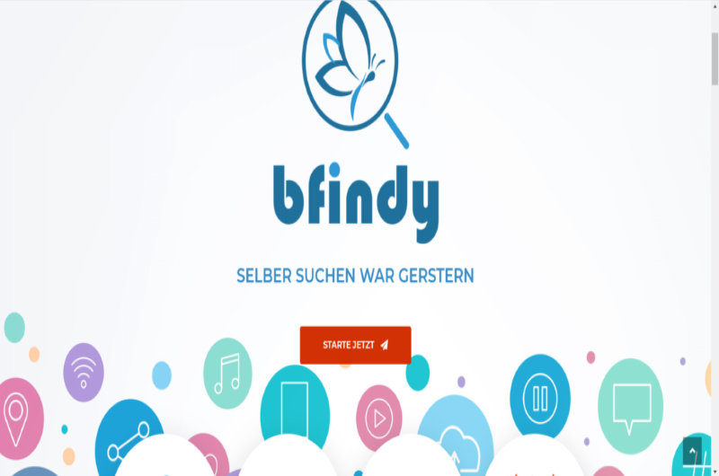 Bfindy by natalie schwarz design köln Webseiten Screenshot